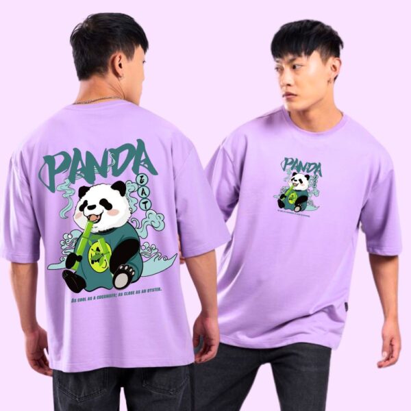 Panda Oversize Biowash T-shirt