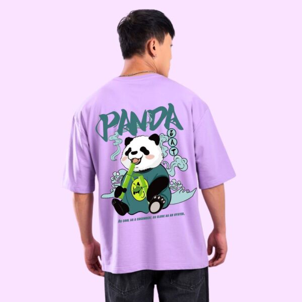 Panda Oversize Biowash T-shirt - Image 3