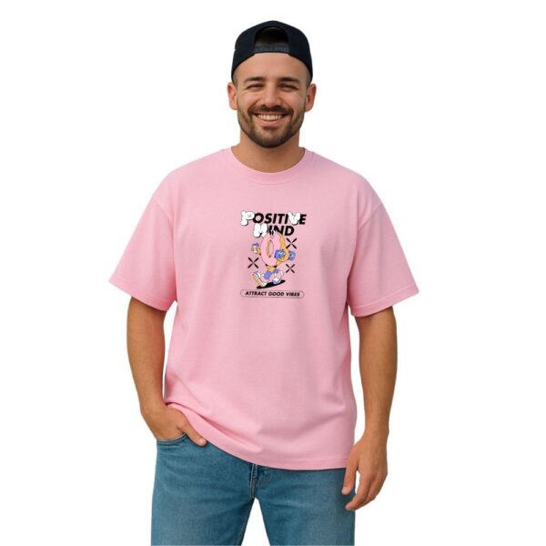 Cozziti Men’s Oversized Graphic Print T-Shirt | Streetwear Cotton Tee - Image 2