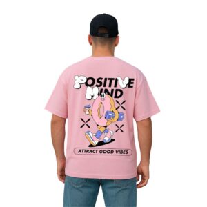 Cozziti Men’s Oversized Graphic Print T-Shirt | Streetwear Cotton Tee