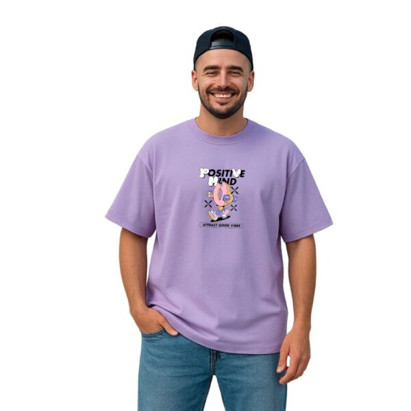Cozziti Men’s Oversized Graphic Print T-Shirt | Streetwear Cotton Tee - Image 3