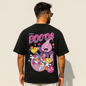 Bold Print Oversized Tee by Cozziti – Japanese Streetwear Flair
