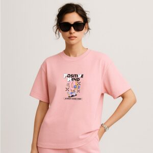 Cozziti Women’s Oversized T-Shirt | Relaxed Fit | Streetwear Style