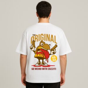 Cozziti x Anime – Oversized Cotton Tee for Fans
